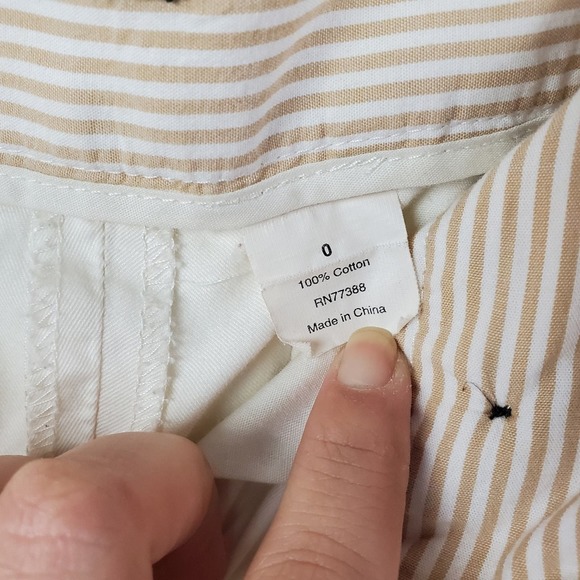 J. Crew Women's 0 Khaki Mid Rise Wide Leg Trouser Pants Style 83946 Y2k - Picture 6 of 8